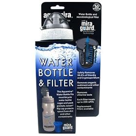 Aquamira Water Bottle and Filter Emergency Disaster Preparedness Survival Kits and Supplies by 