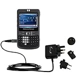 International Wall Home AC Charger for the HP iPaq 910 - uses Gomadic TipExchange Technology