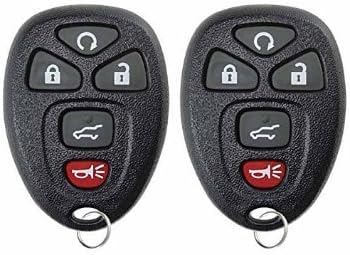 2 New 5 Buttons Remote FOB Keyless Entry with Start for 2007-10 Cadillac Escalade 15913415
