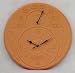TAYLOR 4910 THERMOMETR/CLOCK TERCOTA