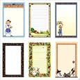 Standard Notepad Set, School/Nature #4, Six 50-Sheet Pads/Set - 9034 / TCR9034