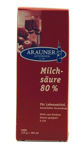 Produkt-Bild: Arauner Kitzinger Milchs&auml;ure 80%, 125g