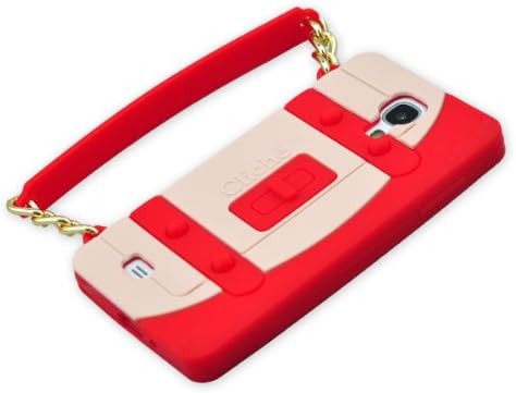 I Need 3D Cute Handbag Soft Silicone Case Cover Compatiable for Samsung Galaxy S4 SIV i9500 (Red)