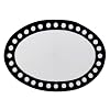 Dots Bath Rug - Black/ White (22.5x30")
