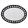 Dots Bath Rug - Black/ White (22.5x30")