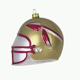 Florida State Seminoles 3 Collegiate Glass Football Helmet Holiday Ornament - NCAA College Athletic