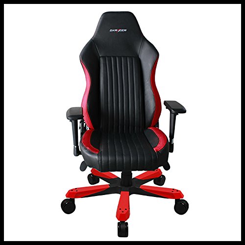 DX Racer MN98/NR Black Red Racing Bucket Seat Office Chair Import It All