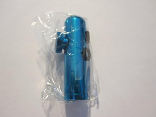 Rounded tip Aqua metal snuff bullet snorter sniffer with extra O rings
