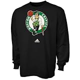 Boston Celtics adidas Black Primary Logo Long Sleeve T-Shirt