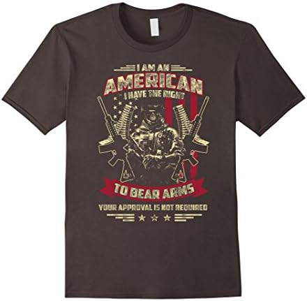 Men's I'm An American Small Asphalt