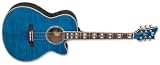 ESP Xtone Series AC-20EFM Acoustic-Electric Guitar - See Thru Blue