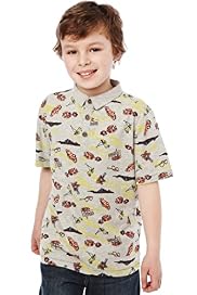 Neon Print Polo Shirt