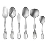 Oneida Fine Flatware Satin Aquarius 6 Piece Serving Set