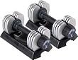 Stamina 50-Pound Versa-Bell II Adjustable Dumbbell Pair Stamina 50-Pound Versa-Bell II Adjustable Dumbbell Pair