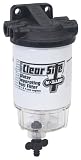 Moeller Clear Site Water Separating Fuel Filter System for outboard Motors (3/8 NPT, Composite)