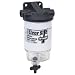 Moeller Clear Site Water Separating Fuel Filter System for outboard Motors (3/8" NPT, Composite)