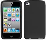GreyMobiles BLACK SILICONE SKIN CASE FOR APPLE iPod TOUCH 4G 8GB 32GB 64GB (4th Generation)