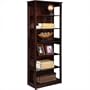 6 Shelf Bookcase Mahogany 9441196