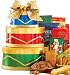 Gourmet Food : Christmas Holiday Drum Gourmet Food Gift Tower - Gift Basket