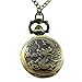 YouYouPifa Retro Bronze Dragon Pattern Relief Small Pocket Watch