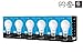 Hyperikon LED A19 Dimmable Bulb, Energy Star, 7-Watt (40-Watt Equivalent), 2300K (Amber Glow), 430 Lumens, Medium Screw Base (E26), 340° Omnidirectional, UL-Listed - (Pack of 6)