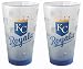 Kansas City Royals Frosted Pint Glass (16-Ounce, Set of 2)