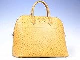 (エルメス)HERMES ボリード47 オーストリッチ GDX サフランイエロー G刻印 並行輸入品