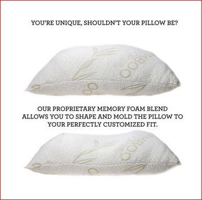 Shredded Memory Foam Pillow with Bamboo Cover By Coop Home Goods