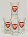 Arsenal Fc Shot Glasses