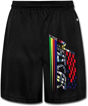 GLK300 Funny NASCAR Short Running Pants For Mens Size XL Black