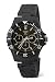 PRINCE LONDON NY PLASTIC TOY STYLE WATCH WITH 3 DIALS - BLACK