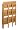 Winsome Wood Stackable/Folding 3-Tier Shelf, Natural