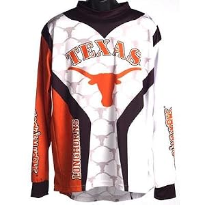 University of Texas Longhorns Long Sleeve Mountain Bike Jersey