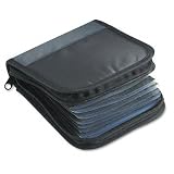 ~:~ ADVANTUS CORPORATION ~:~ CD Wallet Holds 24 CDs, Black/Gray