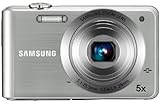 Samsung PL80 Digitalkamera  (12 Megapixel, 5-fach opt. Zoom, 6,85 cm (2,7 Zoll) TFT LCD, Duale Bildstabilisierung) silber