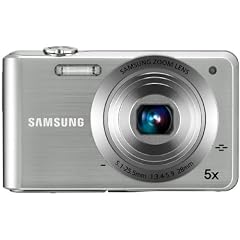 Samsung PL80 Digitalkamera  (12 Megapixel, 5-fach opt. Zoom, 6,85 cm (2,7 Zoll) TFT LCD, Duale Bildstabilisierung) silber