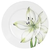 Corelle Lifestyles White Flower 8-1/2 inch Luncheon Plate