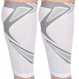 adidas Performance Powerweb Mens Compression Calf Sleeves - White