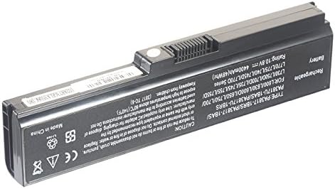 4400mAh 10.8V Laptop Battery for Toshiba Satellite L770D-BT5N22 L775-S7102 L775-S7111 L775-S7140 L775D-S7112 L775D-S7135 L775D-S7335 M323 M512 M640-BT2N23 M640-BT2N25 M640-ST2NX1 M645-S4047 M645-S4049 M645-S4116 M645-S4118 (Black)