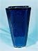 Cobalt blue planter / vase - ceramic 7.5"H