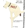 Dog No Dumping Cast iron