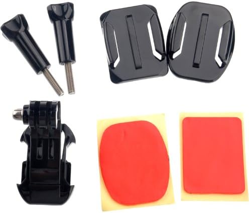 Gugou Helmet Front Mount Kit Adjustment Curved Flat Adhesive for GoPro Hero 2 3 3+ cam