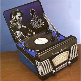 ELVIS PRESLEY LE Record Player Ceramic COOKIE JAR Vandor New! by Vandor
