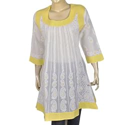 Casual Clothes Summer Fashion Kurtis Womens Top India Clothing Size M (ctop565)