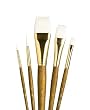 Princeton Brush Set White Taklon Round 1,4, Shader 6, W 3/8, 1