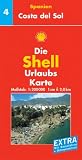 Shell Urlaubskarte Spanien 04 - Costa del Sol, Granada 1 : 200 000 - 