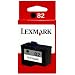 Lexmark Schwarze Patrone Nr.82 (Standardkapazit�t) Tinte schwarz 600Seiten Z55/Z65/X5150/X5190Pro/X6150/X6170
