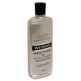 Weiman Metal Polish for Brass, Copper and All Metals, 8-Ounce Bottles (Pack of 6)