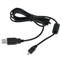 Black USB A to U-8 Cable male to male w/ Ferrite - 6 ft for Kodak Digital Camera