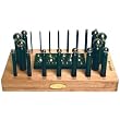 16pc Dapping Punch & Block Metalsmith Forming Tools